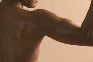 Man Flexing Biceps